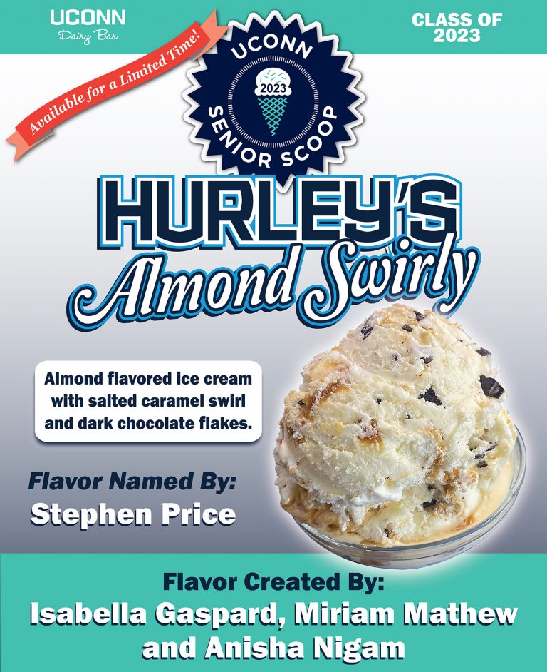 picture of this year's senior scoop, Hurley's Almond Swirly